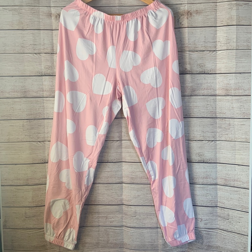 PJ Couture Pink Heart PJ pants